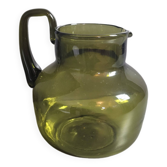 Claude Morin Dieuleffit, carafe en verre soufflé