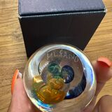 Murano crystal paper sulfide