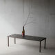 Metal and slate coffee table, circa 1960