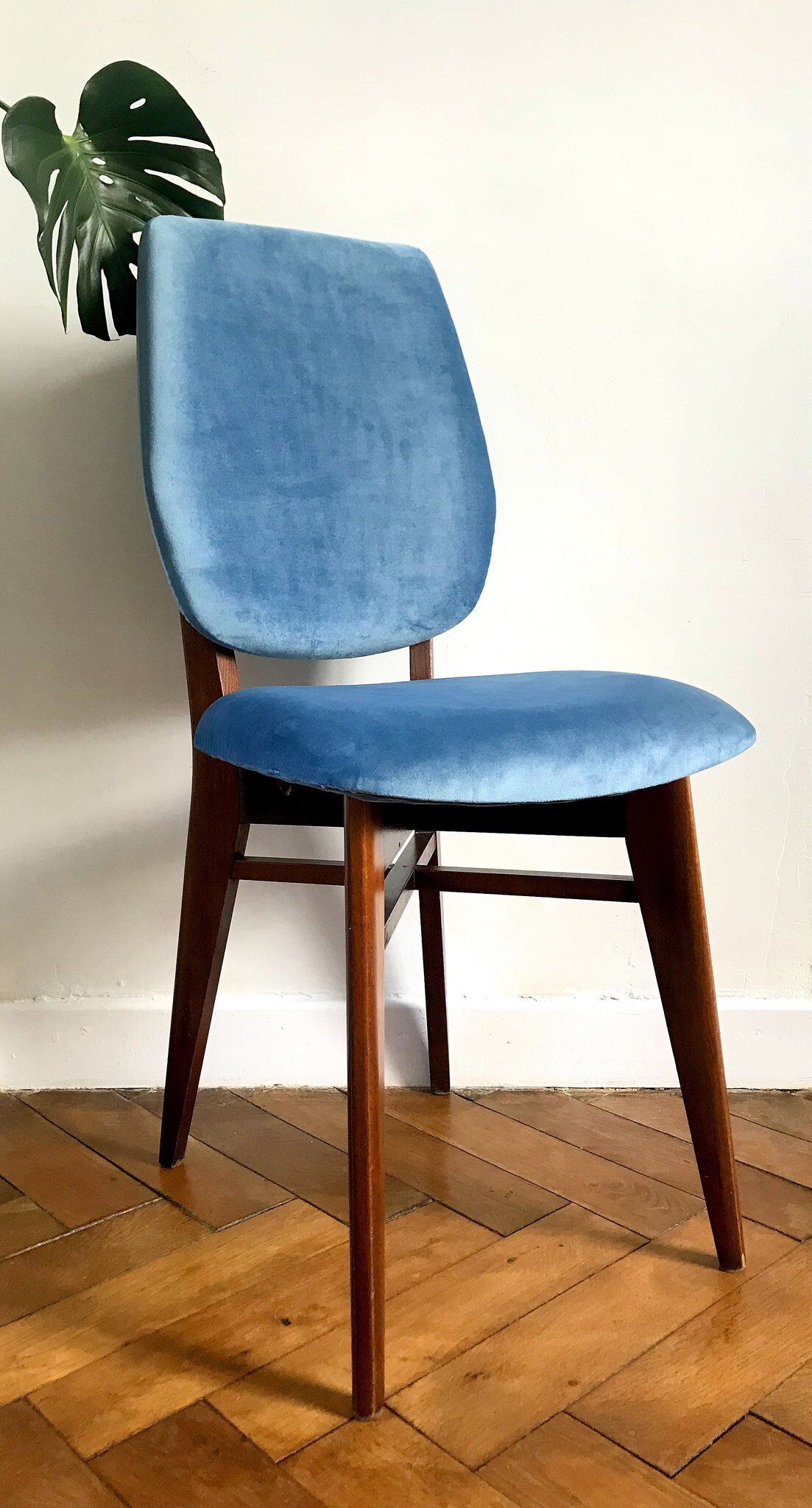 Re-upholstered vintage chair