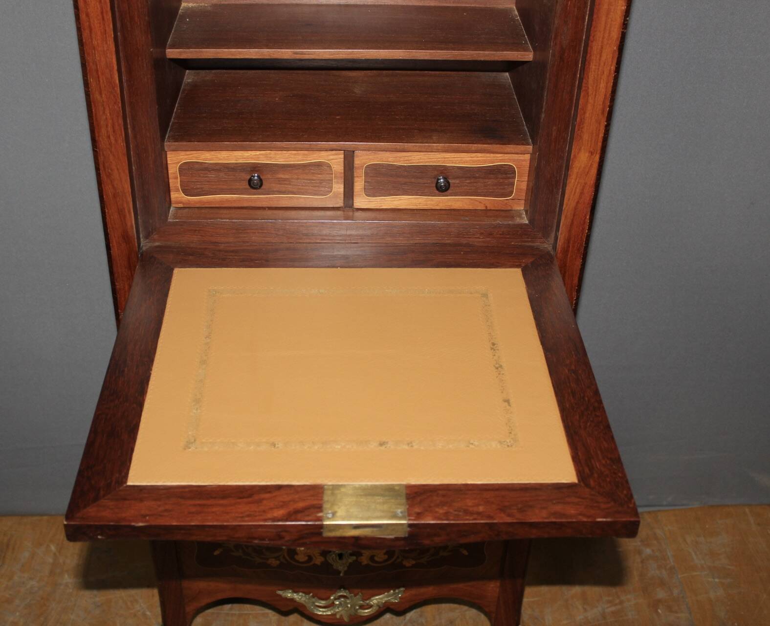 Louis XV style secretary stamped A. Monin, late 19th century