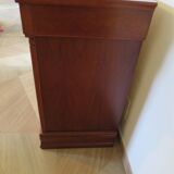 4-drawer chest of drawers – Cherry stain – Imitation Empire style – 80s