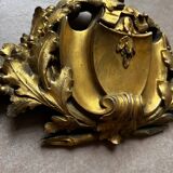 Brass pediment