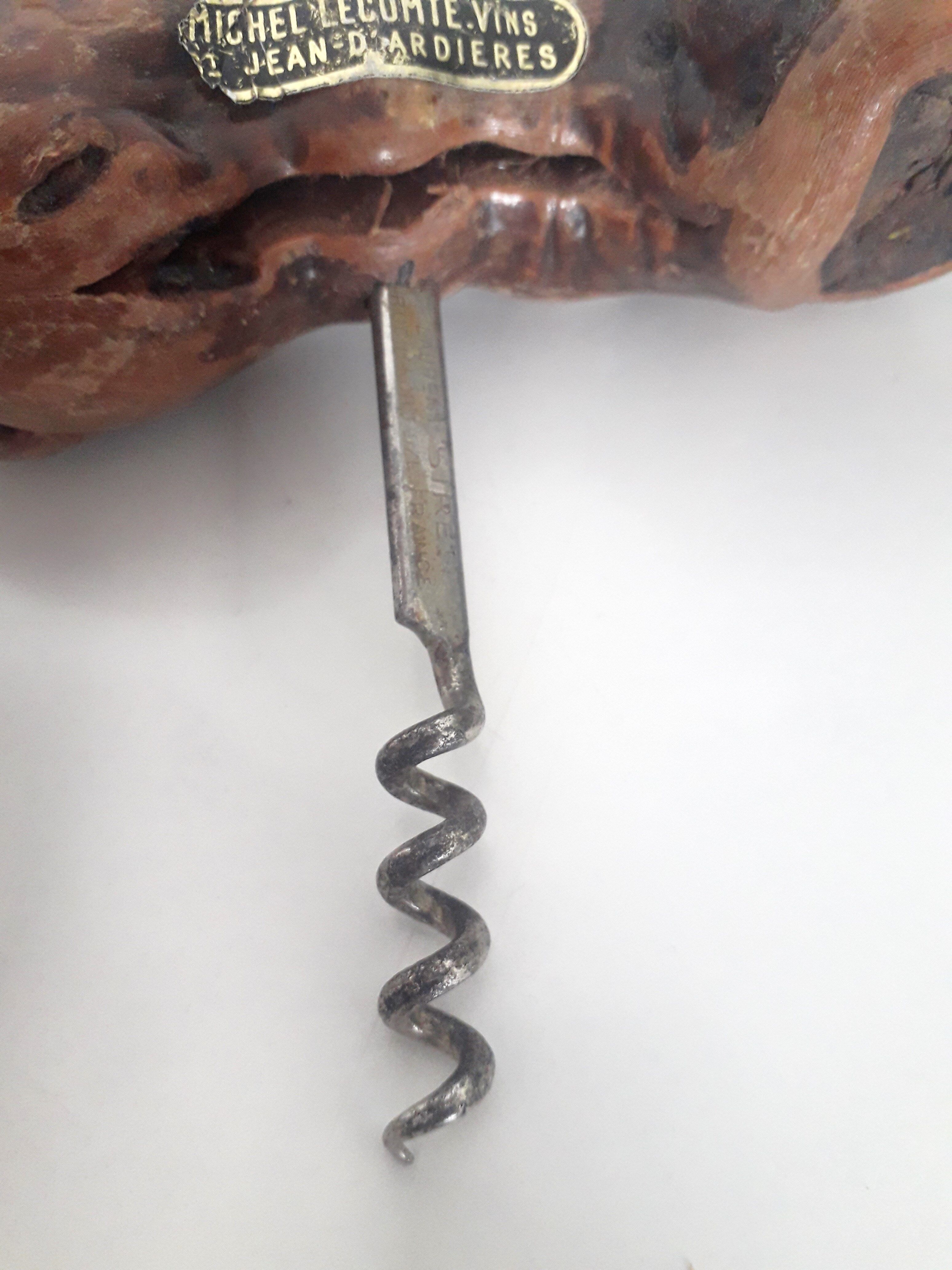 Former advertising corkscrew - vine stock - 1970