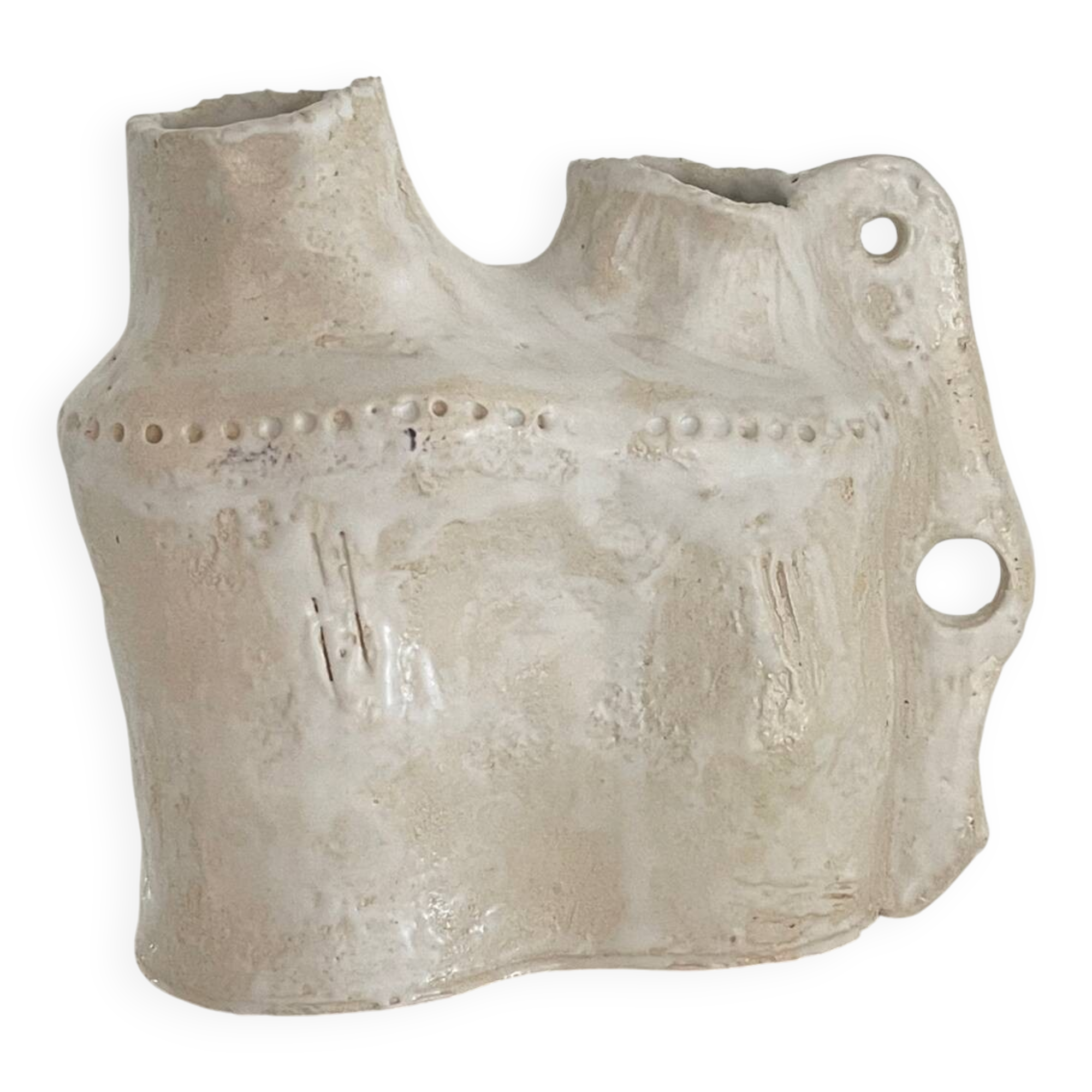 Brutalist ceramics Vallauris Olisch