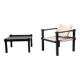 Fauteuil et table basse Safari de Gerd Lange pour Bofinger