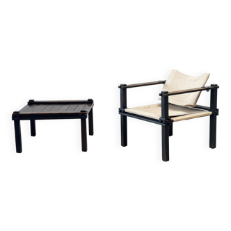 Fauteuil et table basse Safari de Gerd Lange pour Bofinger
