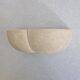 Textured ceramic corner bubble wall lamp, 1970s