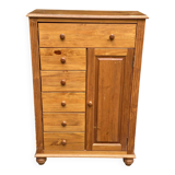 English wooden chest of drawers from the 80s