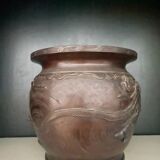 Cache pot bronze XIXème siècle Dragon