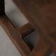 Antique work table/console in solid oak, Auvergne, circa 1900