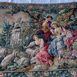 French wall tapestry Jacquard - La Filandiere