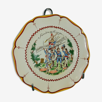 Plate of Saint-Clément numbered bicentenary of the French Revolution by chassagnac