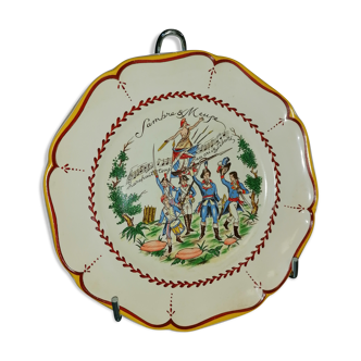 Plate of Saint-Clément numbered bicentenary of the French Revolution by chassagnac