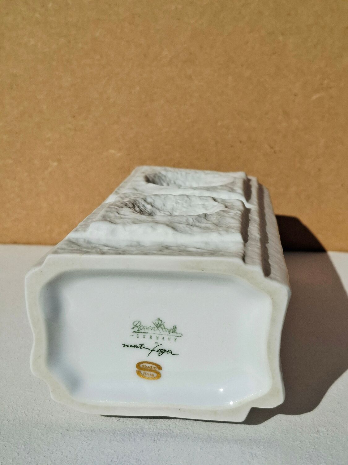 Rosenthal porcelain vase designed by Martin Freyer.