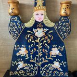 Traditional Russian painted candlesticks