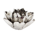 Metal flower candlestick