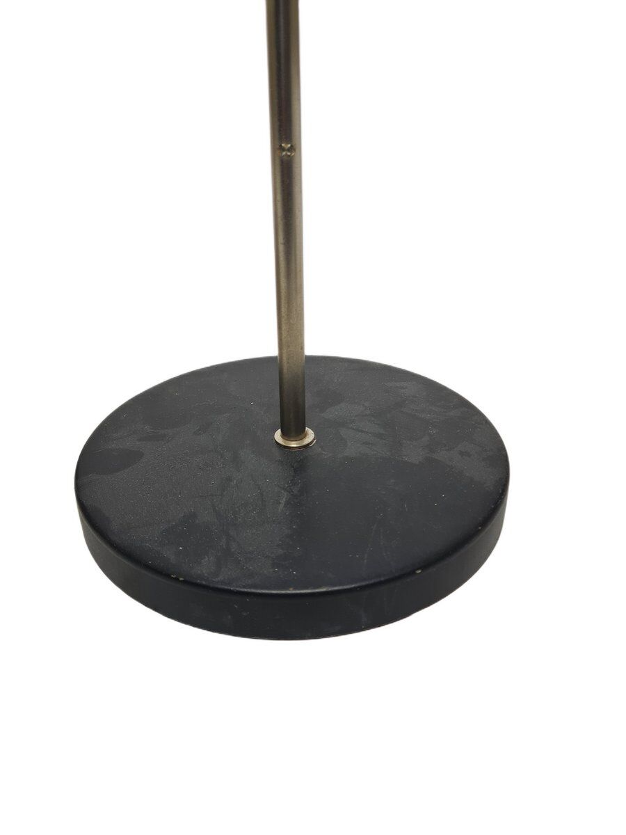 Vintage Polish bedside lamp in glass and metal, 1980s