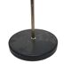 Vintage Polish bedside lamp in glass and metal, 1980s