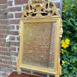 Mirror In Wood And Golden Stucco From Louis XVI XVIII Eme Century