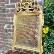 Mirror In Wood And Golden Stucco From Louis XVI XVIII Eme Century