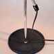 Chrome and white opaline pendulum lamp, 1970.