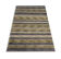 Modern green grey door mat handwoven small rug- 60x90cm