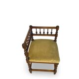 2 chaises et 1 chaise de coin italiennes, années 1950