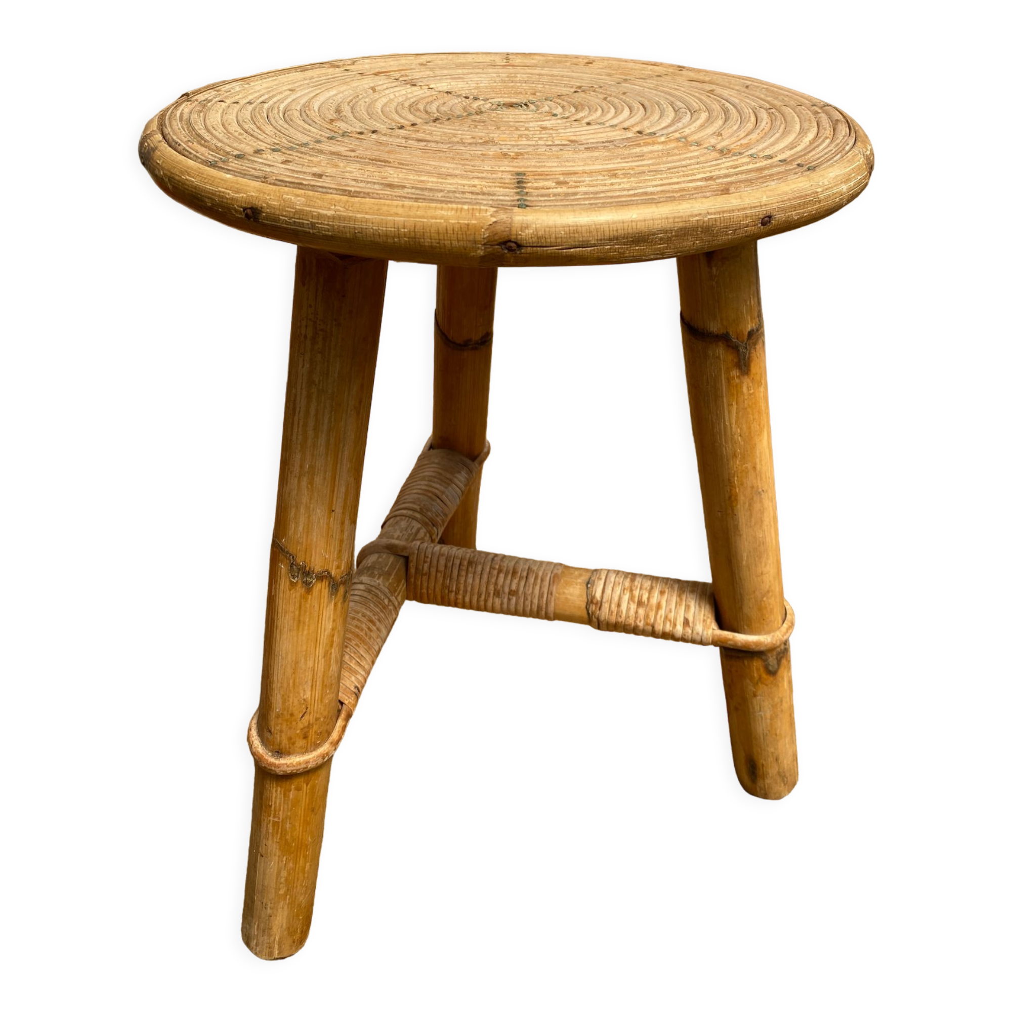 Rattan stool