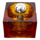 Cubic table lamp "Coca" in Murano glass, Italy, 1970s