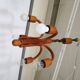 Teak pendant lamp by Domus, 1970s