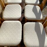 6 vintage chairs Scandinavian design Guilleumas
