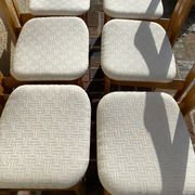 6 chaises vintage design scandinave Guilleumas