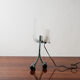 Lampada Da Tavolo Silhouette Design Table Lamp Marble & Glass 1980’s P