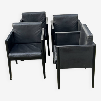 Set of 4 Move Dining Chairs by Arco