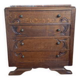 Commode art deco 4 tiroirs