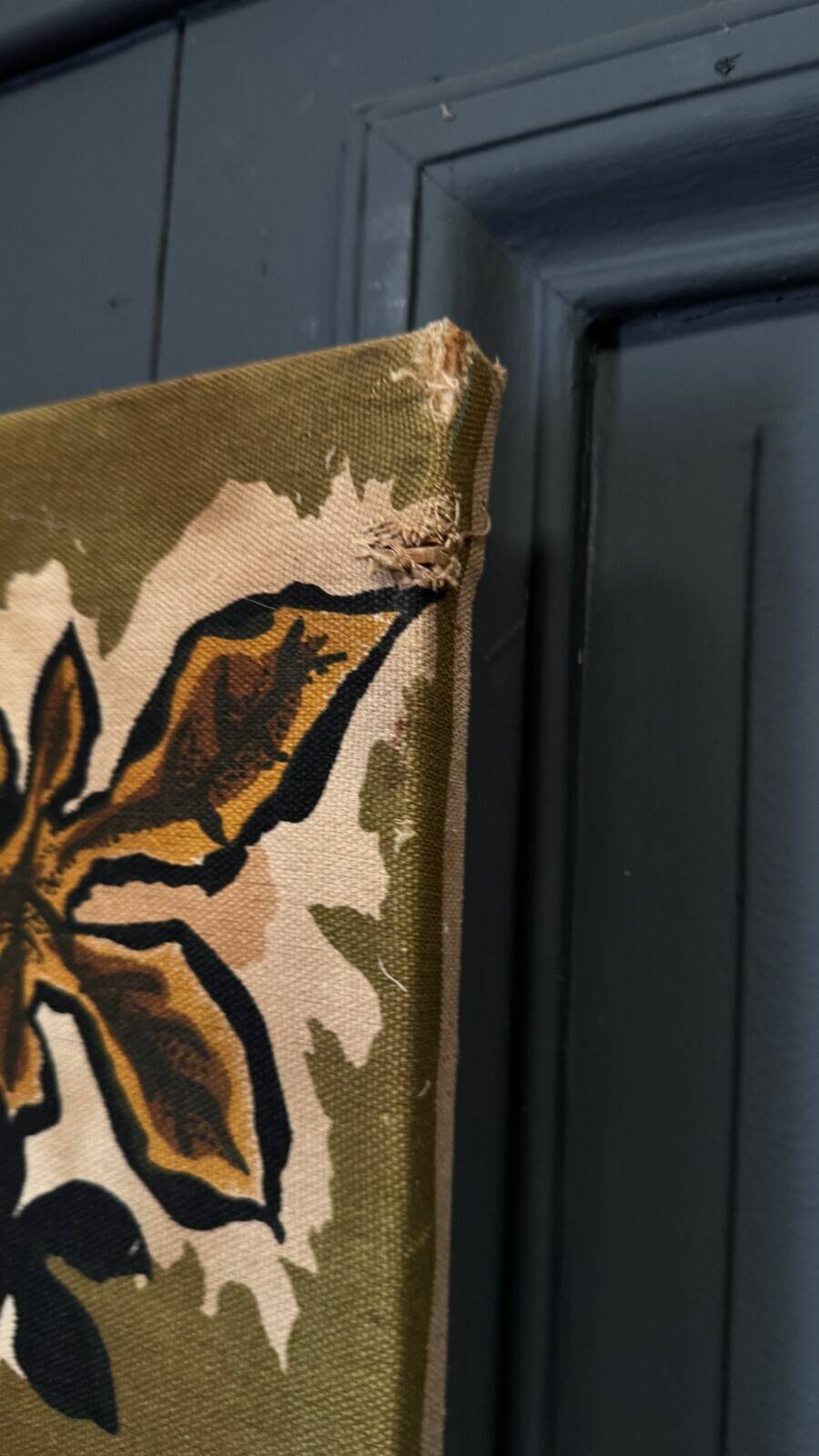 Tapestry panel on cotton by Lurçat, 1960, aquarium decoration