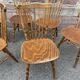 6 anciennes chaises scandinave Lounge Baumann Tapiovaara café bois courbé des années 70