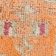Tapis de couloir vintage orange doux 3x11, en laine, 90x330 cm