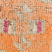 3x11 Soft Orange Vintage Runner, Wool Corridor Rug, 90x330Cm