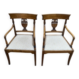 Paire de fauteuil de style Louis XVI - Directoire