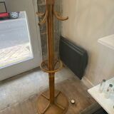 Porte manteau perroquet rotin