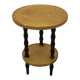 Art deco wood and brass side table 1930s