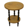 Art deco wood and brass side table 1930s