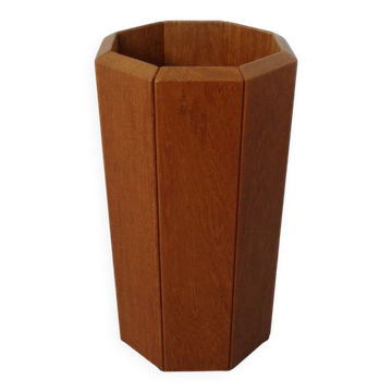 Danish Umbrella Stand in Teak by Kai Kristiansen for Vildbjerg Mobelfabrik, 1960s