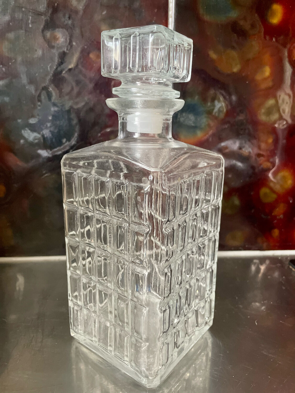 Vintage whisky bottle decanter