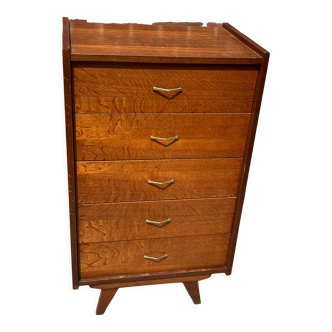 Vintage chest of drawers compass feet