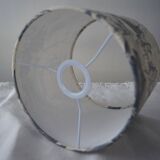 Toile Jouy lampshade, drum shape