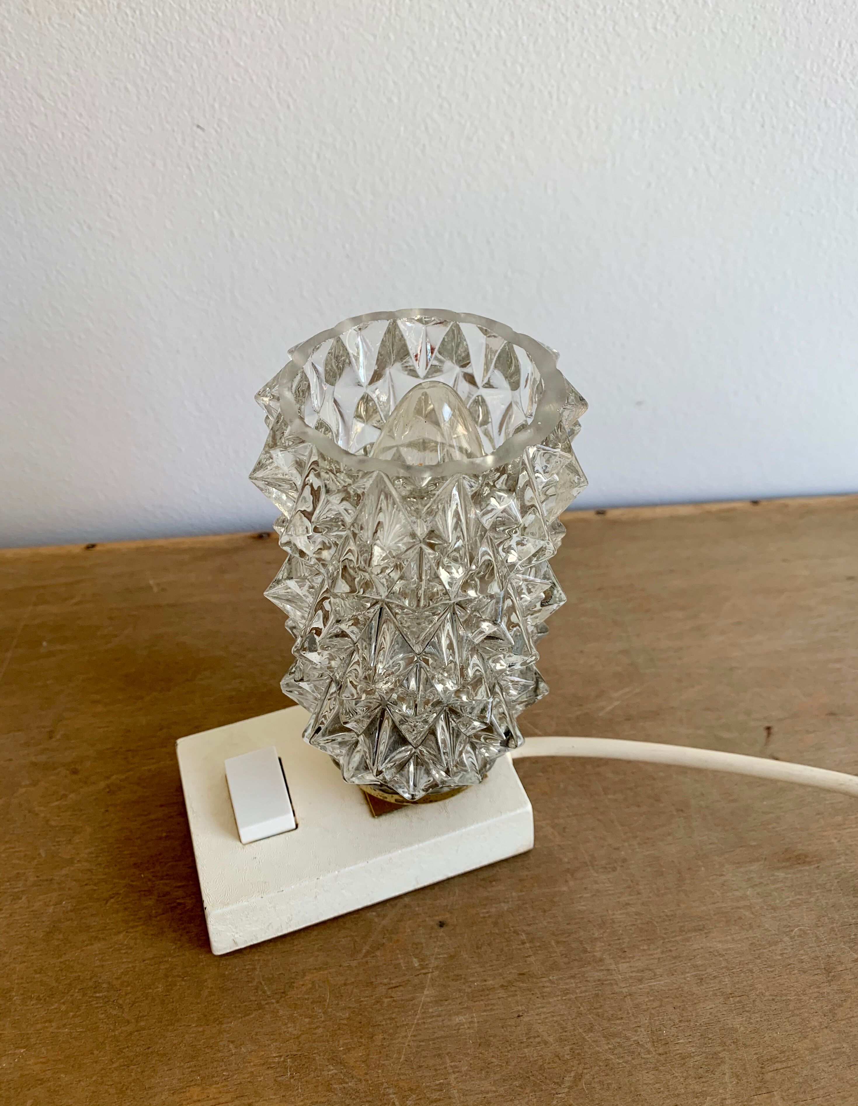 Vintage bedside table lamp, 1960s