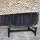 LC4 chaise longue in cowhide and black frame by Cassina, 1970–80